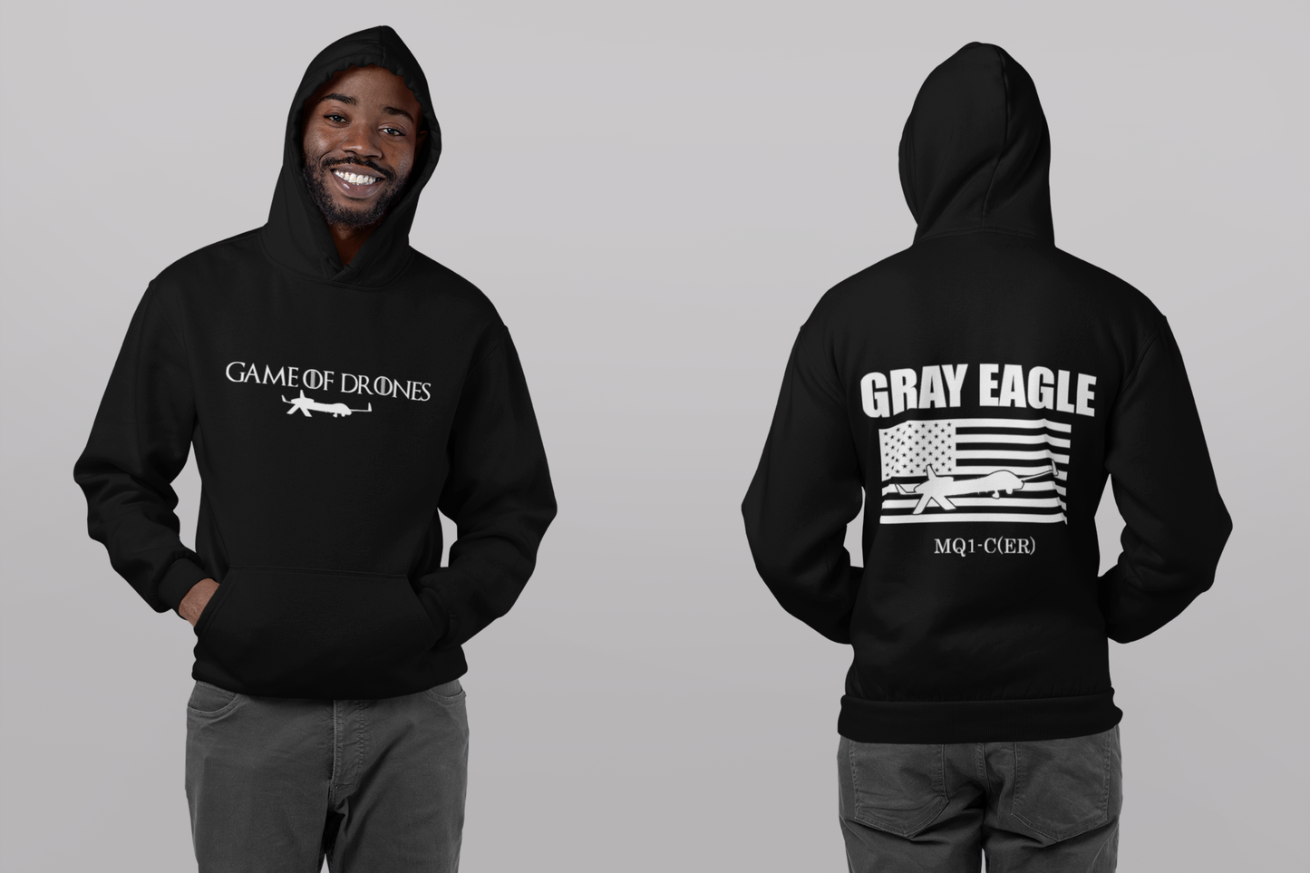 Gray Eagle Hoodie