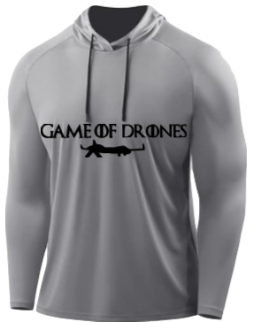Gray Eagle workout long sleeve hoodie