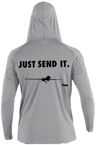 Just Send It Workout long sleeve hoodie