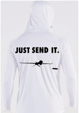 Just Send It Workout long sleeve hoodie